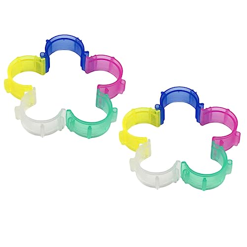 jojofuny 2 Sätze Nähgarn Spulenhalter Clips Für Stickerei Bunte Spulenklammern Nähzubehör Für Fäden Und Garn Für Heimnähprojekte 50 Stück * 2 von jojofuny