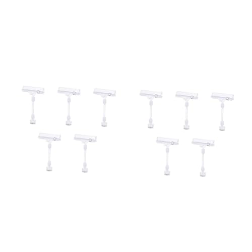 jojofuny 2 Sätze Preisschild Clips Transparent Display Halter Für Etiketten Tag Und Namensschilder Für Supermärkte Geschäfte Und Restaurants 5 Stücke * 2 von jojofuny