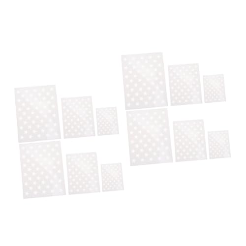 jojofuny 2 Sätze S Strapazierfähigem Pet Für Malerei Bastelprojekte Und Festtagsdekoration 6 Blätter * 2 von jojofuny