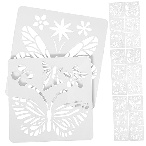 jojofuny 2 Sätze Schmetterlings Malvorlagen Set Teiliges Diy Schablonen Set für Kreative Kunstprojekte Wiederverwendbare und Bastelschablonen für Erwachsene für Wände jojofuny 2 Sätze Schmetterlings Malvorlagen Set Teiliges Diy Schablonen Set für Kreative Kunstprojekte Wiederverwendbare und Bastelschablonen für Erwachsene für Wände von jojofuny