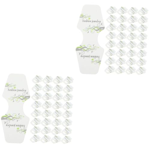 jojofuny 2 Sätze Schmuckdisplaykarten Für Armbänder Und Ohrringe Faltbare Kraftpapier Karten Für Schmuckverpackung Und Präsentation Für Aufbewahrung Von Schmuckstücken 200 Stück * 2 von jojofuny