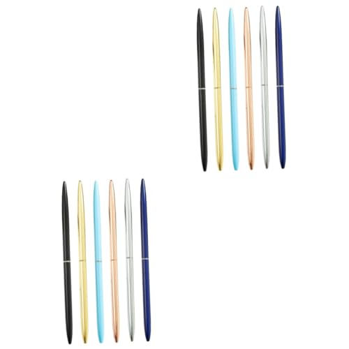 jojofuny 2 Sätze Schreiben Kugelschreiber Form Schlüssel Schlank Glatt Blau Büro Business Stift Multicolor -kugelschreiber Professionelle Stifte Mehrzweckstift Rostfreier Stahl 6 Stücke * 2 jojofuny 2 Sätze Schreiben Kugelschreiber Form Schlüssel Schlank Glatt Blau Büro Business Stift Multicolor -kugelschreiber Professionelle Stifte Mehrzweckstift Rostfreier Stahl 6 Stücke * 2 von jojofuny