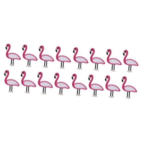 jojofuny 2 Sätze Selbstklebende Flamingo Patches Stickereinlagen Für Kleidung Jeans Hüte Taschen Diy Bastelprojekte Dekorative Applikationen Für Erwachsene 12 Stück * 2 von jojofuny