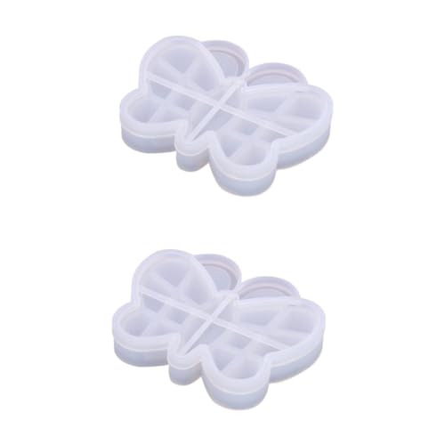 jojofuny 2 Sätze Silicone Gießform für Schmetterlings Schmuckaufbewahrung mit Deckel für Diy Epoxidharz Projekte Langlebig Wiederverwendbar für Kreative Bastelarbeiten von jojofuny