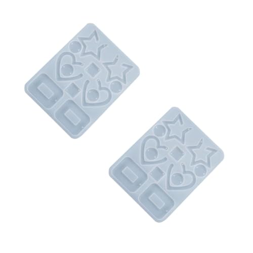jojofuny 2 Sätze Silikon Schmuckform Für Diy Ohrringe Herz Stern Anhänger Gießform Langlebig Und Wiederverwendbar Für Kreative Bastelprojekte 2 Stück * 2 jojofuny 2 Sätze Silikon Schmuckform Für Diy Ohrringe Herz Stern Anhänger Gießform Langlebig Und Wiederverwendbar Für Kreative Bastelprojekte 2 Stück * 2 von jojofuny