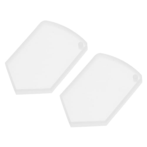 jojofuny 2 Sätze Silikonform Für Epoxidharz Anhänger Im Diy Gießform Mit Aufhängeloch Für Bastelprojekte Und Personalisierte 2 Stück * 2 von jojofuny
