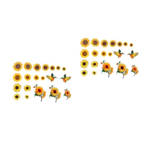 jojofuny 2 Sätze Sonnenblumen Tuch Aufkleber Flicken Aufnähen Bestickt Patch Beemysafe Trendy Clothes Comfy Bügeleisen Sonnenblumenfeld Stoffreparaturflicken Polyester Colorful 20 Stück * 2 jojofuny 2 Sätze Sonnenblumen Tuch Aufkleber Flicken Aufnähen Bestickt Patch Beemysafe Trendy Clothes Comfy Bügeleisen Sonnenblumenfeld Stoffreparaturflicken Polyester Colorful 20 Stück * 2 von jojofuny