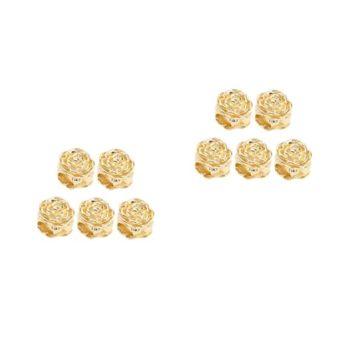 jojofuny 2 Sätze Spacer Beads Für Diy Schmuck Doppelseitige Rosenperlen Für Armbänder Und Ohrringe Bastelaccessoires 5 Stück * 2 jojofuny 2 Sätze Spacer Beads Für Diy Schmuck Doppelseitige Rosenperlen Für Armbänder Und Ohrringe Bastelaccessoires 5 Stück * 2 von jojofuny