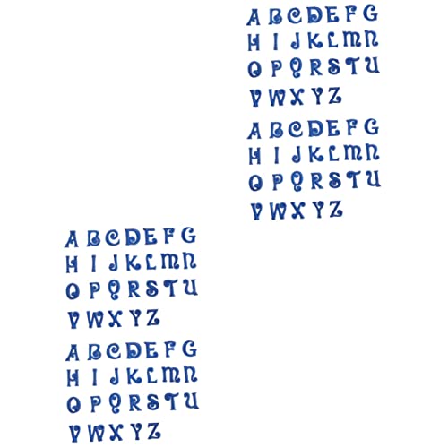 jojofuny 2 Sätze Stoffaufnäher Mit Buchstabenstickerei Stickbuchstaben Flecken Hutstickmaschine Buchstaben-perlen-buchstaben-patches Reparaturflicken Für Daunenjacken Zit Blue 52 Stück * 2 jojofuny 2 Sätze Stoffaufnäher Mit Buchstabenstickerei Stickbuchstaben Flecken Hutstickmaschine Buchstaben-perlen-buchstaben-patches Reparaturflicken Für Daunenjacken Zit Blue 52 Stück * 2 von jojofuny