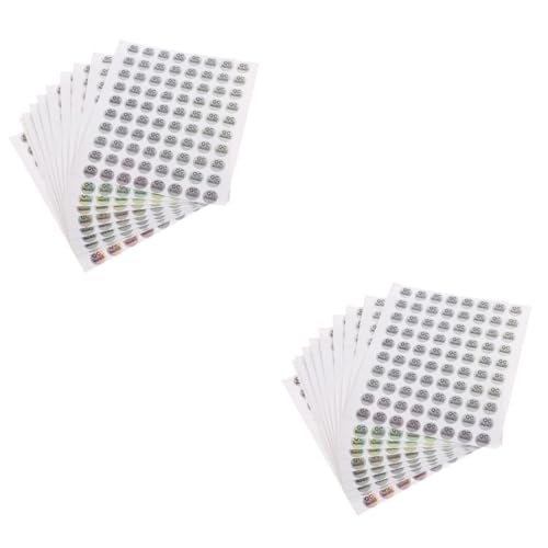 jojofuny 2 Sätze Tag Klebeetiketten Aufkleber Etiketten Selbstklebend Selbstklebend Prüfung Qualitätstest Etiketten Klebeetiketten Etikettenaufkleber Lagergeprüfte Aufkleber 2400 Stück * 2 von jojofuny