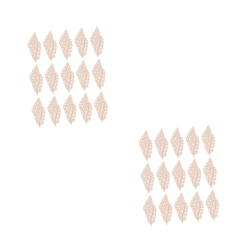 jojofuny 2 Sätze Teiliges Dekorative Stickpatches Blattform Applikationen Für Kleidung Langlebige Und Hautfreundliche Ornamente Für Diy Projekte Für Heim Und Modegeschäfte 25 Stücke * 2 von jojofuny