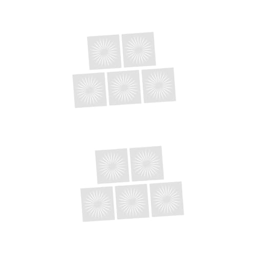 jojofuny 2 Sätze Teiliges Diy Schablonen Mit Sonnenmuster Hochwertige Zeichenschablonen Für Papierkunst Wanddekoration Und Projekte 10 Stück * 2 jojofuny 2 Sätze Teiliges Diy Schablonen Mit Sonnenmuster Hochwertige Zeichenschablonen Für Papierkunst Wanddekoration Und Projekte 10 Stück * 2 von jojofuny