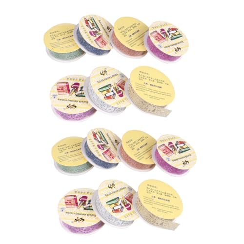 jojofuny 2 Sätze Teiliges Diy Scrapbook Klebeband Mit Bunten Spitzenbändern Dekorative Washi Tapes Für Tagebuch Fotoalbum Und Bastelprojekte 7 Stück * 2 von jojofuny