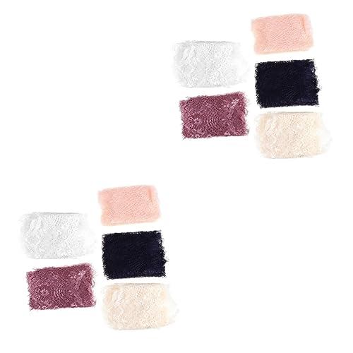 jojofuny 2 Sätze Teiliges Diy Spitzenband Für Hochzeitsdekoration Handgemachte Spitze Breites Dekorationsmaterial Für Bastelprojekte Geschenkverpackung Und Scrapbooking 5 Stück * 2 von jojofuny