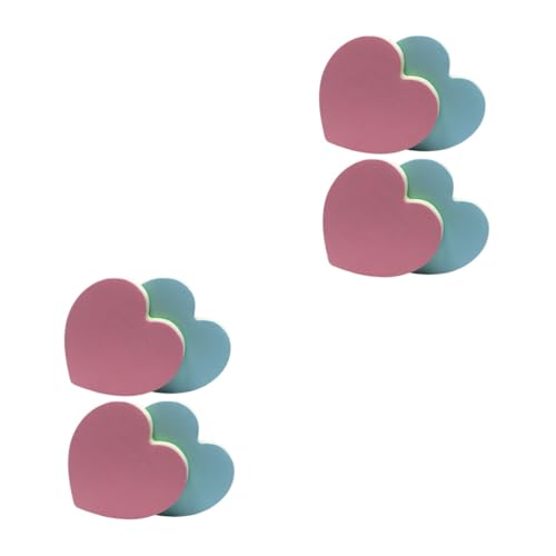 jojofuny 2 Sätze Teiliges Herzförmiges Selbstklebendes Notizblock Adorable Memo Pads Für Büro Und Schule Bunte Haftnotizen Für Wichtige Erinnerungen Und Kreative Notizen 4 Stücke * 2 von jojofuny
