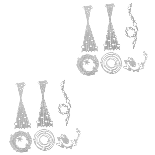 jojofuny 2 Sätze Teiliges Schneide Dies Für Diy Kartenherstellung Und Bastelarbeiten Vielseitige Stanzformen Für Projekte Für Scrapbooking Und Dekoration 6 Stücke * 2 jojofuny 2 Sätze Teiliges Schneide Dies Für Diy Kartenherstellung Und Bastelarbeiten Vielseitige Stanzformen Für Projekte Für Scrapbooking Und Dekoration 6 Stücke * 2 von jojofuny