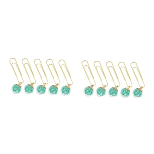 jojofuny 2 Sätze Teiliges Set Elegante Kristallkugel Lesezeichen Niedliche Büroklammern Für Notizen Fotos Und Dokumente Vielseitig Einsetzbar 5 Stück * 2 jojofuny 2 Sätze Teiliges Set Elegante Kristallkugel Lesezeichen Niedliche Büroklammern Für Notizen Fotos Und Dokumente Vielseitig Einsetzbar 5 Stück * 2 von jojofuny