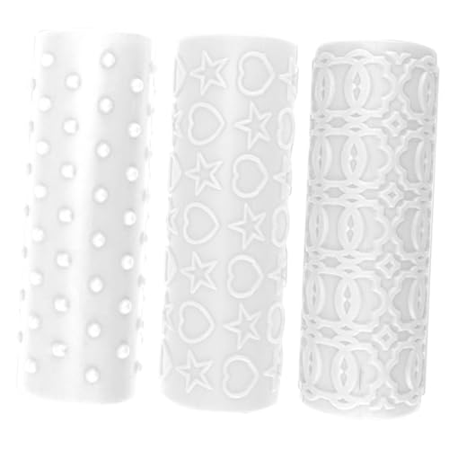 jojofuny 2 Sätze Teiliges Texture Roller Für Polymer Clay Prägewerkzeuge Für Einzigartigen Schmuck Und Bastelprojekte Für Zuhause Bastelgeschäfte Und Diy 3 Stück * 2 jojofuny 2 Sätze Teiliges Texture Roller Für Polymer Clay Prägewerkzeuge Für Einzigartigen Schmuck Und Bastelprojekte Für Zuhause Bastelgeschäfte Und Diy 3 Stück * 2 von jojofuny