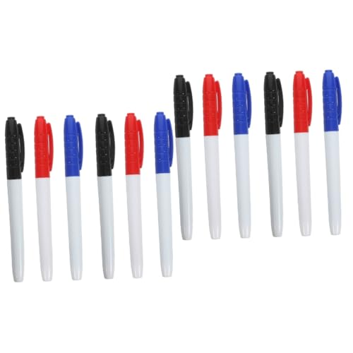 jojofuny 2 Sätze Teiliges Wiederverwendbare Whiteboard Marker Mit Feiner Spitze Abwischbare Malstifte Für Klassenzimmer Und Büro Trockene Radiermarker 6 Stück * 2 von jojofuny