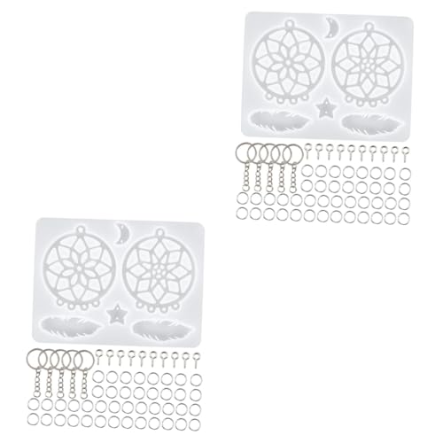 jojofuny 2 Sätze Teiliges für DIY Projekte Schlüsselanhänger und Wanddeko Leicht zu Reinigen und Wiederverwendbar Epoxidharz Gießform für Bastelideen jojofuny 2 Sätze Teiliges für DIY Projekte Schlüsselanhänger und Wanddeko Leicht zu Reinigen und Wiederverwendbar Epoxidharz Gießform für Bastelideen von jojofuny