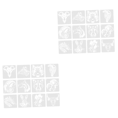 jojofuny 2 Sätze Tier Schablonen Für Diy Wiederverwendbare Malvorlagen Für Scrapbooking Wandmalerei Und Kinderprojekte Portable Und Leicht Zu Reinigen Für Bastelstunden 12 Blätter * 2 jojofuny 2 Sätze Tier Schablonen Für Diy Wiederverwendbare Malvorlagen Für Scrapbooking Wandmalerei Und Kinderprojekte Portable Und Leicht Zu Reinigen Für Bastelstunden 12 Blätter * 2 von jojofuny