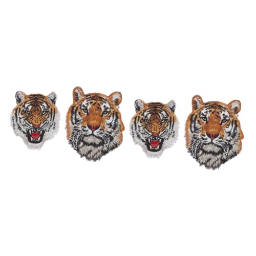 jojofuny 2 Sätze Tiger Design Stoff Patches Tierische Stickerei Aufnäher Für Kleidung Diy Dekoration Langlebig Und Praktisch Für Jeans Taschen Jacken Und Mehr 2 Stück * 2 jojofuny 2 Sätze Tiger Design Stoff Patches Tierische Stickerei Aufnäher Für Kleidung Diy Dekoration Langlebig Und Praktisch Für Jeans Taschen Jacken Und Mehr 2 Stück * 2 von jojofuny