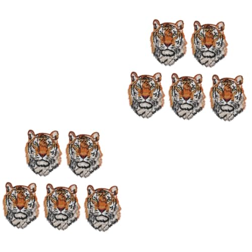 jojofuny 2 Sätze Tigerkopf Aufnäher Patches Zur Dekoration Für Kleidung Jeans Und Taschen Zum Reparieren Und Verschönern Von Textilien 5 Stücke * 2 jojofuny 2 Sätze Tigerkopf Aufnäher Patches Zur Dekoration Für Kleidung Jeans Und Taschen Zum Reparieren Und Verschönern Von Textilien 5 Stücke * 2 von jojofuny