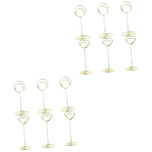 jojofuny 2 Sätze Tischkartenhalter Aus Stabile Foto Clip Halter Für Hochzeiten Partys Feiern Für Menükarten Platzkarten Und Notizen Goldene Und Rundform 6 Stück * 2 jojofuny 2 Sätze Tischkartenhalter Aus Stabile Foto Clip Halter Für Hochzeiten Partys Feiern Für Menükarten Platzkarten Und Notizen Goldene Und Rundform 6 Stück * 2 von jojofuny