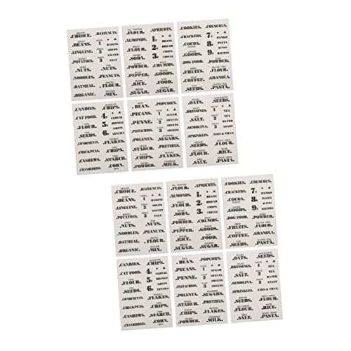 jojofuny 2 Sätze Transparente Wasserdichte Lebensmittelraum Etiketten Set Praktische Selbstklebende Aufkleber Zur Klassifizierung Und Identifikation Von Lebensmitteln Für Küche 6 Stück * 2 jojofuny 2 Sätze Transparente Wasserdichte Lebensmittelraum Etiketten Set Praktische Selbstklebende Aufkleber Zur Klassifizierung Und Identifikation Von Lebensmitteln Für Küche 6 Stück * 2 von jojofuny