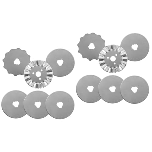 jojofuny 2 Sätze Trimmer Nachfüllpackung Rotierender Rollschneider Nähteilschneider Runder Näh Rollschneider Und Matte Für Echte Mehrfach Beschichtete Roll Rotationsklingen 6 Stück * 2 jojofuny 2 Sätze Trimmer Nachfüllpackung Rotierender Rollschneider Nähteilschneider Runder Näh Rollschneider Und Matte Für Echte Mehrfach Beschichtete Roll Rotationsklingen 6 Stück * 2 von jojofuny