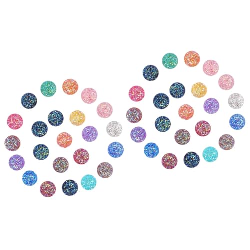 jojofuny 2 Sätze Uv Mondanhänger Für Die Schmuckherstellung Zur Schmuckherstellung Perlen Für Schmuckhersteller Cabochon Herstellung Von Kettenschmuck Schmuckzubehör Plastik 200 Stück * 2 von jojofuny