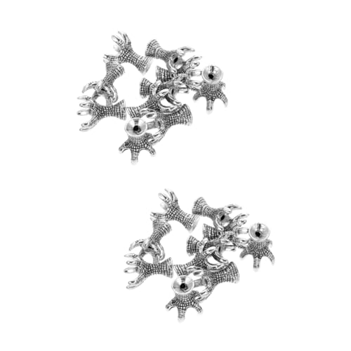jojofuny 2 Sätze Vintage Perlenkappen Titanstahl Für Schmuckherstellung Abstandskappen Für Armbänder Und Für Diy Projekte Und Kreative Designs 10 Stück * 2 jojofuny 2 Sätze Vintage Perlenkappen Titanstahl Für Schmuckherstellung Abstandskappen Für Armbänder Und Für Diy Projekte Und Kreative Designs 10 Stück * 2 von jojofuny