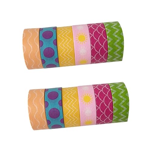 jojofuny 2 Sätze Washi Klebebänder Dekorative Klebebänder Für Fotoalben Und Diy Projekte Für Und Bastelarbeiten Gemischte Designs 6 Rollen * 2 jojofuny 2 Sätze Washi Klebebänder Dekorative Klebebänder Für Fotoalben Und Diy Projekte Für Und Bastelarbeiten Gemischte Designs 6 Rollen * 2 von jojofuny