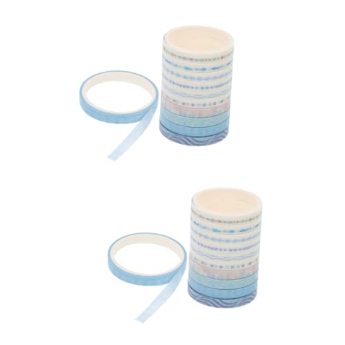 jojofuny 2 Sätze Washi Tape Set Vintage Muster Klebeband Dünnes Dekoratives Klebeband Für Diy Handwerk Scrapbooking Und Planer Für Kreative Projekte Und 30 Rollen * 2 von jojofuny