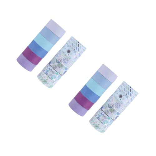 jojofuny 2 Sätze Washi-tape Scrapbooking Zubehör Büroartikel Bürogadges Washi Tape Für Wanddekoration Verwaschenes Klebeband Klebebandläufer Papierbänder Tagebuch Klebeband 12 Rollen * 2 von jojofuny