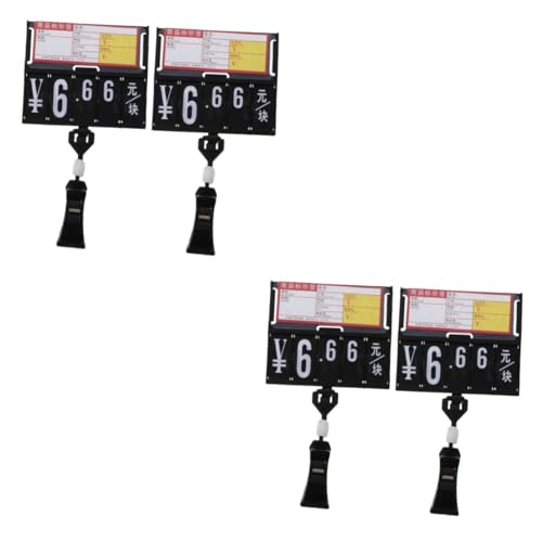 jojofuny 2 Sätze Wasserdichte Supermarkt Preisschilder Clips Set Stabile Klemmen Für Preis Und Produktinformationen Vielseitig Einsetzbar Für Obst Gemüse 2 Stücke * 2 jojofuny 2 Sätze Wasserdichte Supermarkt Preisschilder Clips Set Stabile Klemmen Für Preis Und Produktinformationen Vielseitig Einsetzbar Für Obst Gemüse 2 Stücke * 2 von jojofuny