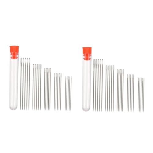 jojofuny 2 Sets Big Eye Hand Nähnadel Nähnadel Garn Stricknadeln Nähgarn Nadel Zum Häkeln Große Nähnadel Webnadel Großes Auge Nadeln Jumbo Pvc Zufällige Farbe jojofuny 2 Sets Big Eye Hand Nähnadel Nähnadel Garn Stricknadeln Nähgarn Nadel Zum Häkeln Große Nähnadel Webnadel Großes Auge Nadeln Jumbo Pvc Zufällige Farbe von jojofuny