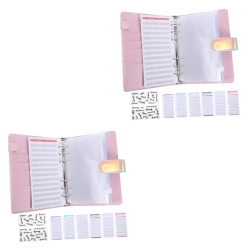 jojofuny 2 Sets Planbuchbinder Notizblock Sparbuch Geldbinder Für Geldsparplaner Wiederverwendbare Kleine Buch Nachfüllumschläge Notizbuch Geldsparbinder Leder jojofuny 2 Sets Planbuchbinder Notizblock Sparbuch Geldbinder Für Geldsparplaner Wiederverwendbare Kleine Buch Nachfüllumschläge Notizbuch Geldsparbinder Leder von jojofuny