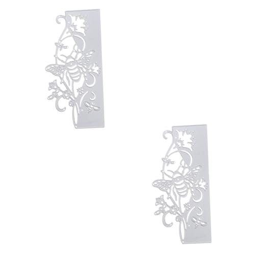 jojofuny 2 Stck. Bienenmuster Stanzform Metall Stanzschablone für Kartenherstellung und Scrapbooking Geeignet für Diy Papierkunst und Kreative Projekte jojofuny 2 Stck. Bienenmuster Stanzform Metall Stanzschablone für Kartenherstellung und Scrapbooking Geeignet für Diy Papierkunst und Kreative Projekte von jojofuny