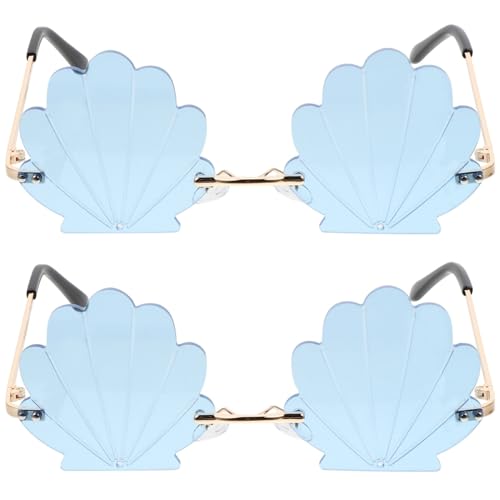 jojofuny 2 Stk Shell-sonnenbrille Sonnenbrillen-zubehör Urlaubsbrille Randlos 90er Sonnenbrille Modische Muschel Partybrille Flamme Feuergläser Jahrgang Metall Kleidungsstücke Fräulein jojofuny 2 Stk Shell-sonnenbrille Sonnenbrillen-zubehör Urlaubsbrille Randlos 90er Sonnenbrille Modische Muschel Partybrille Flamme Feuergläser Jahrgang Metall Kleidungsstücke Fräulein von jojofuny