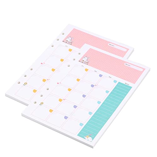 jojofuny 6 Loch Lose Blatt Papier Refills A5 Notebook Papier Refills für Planer Notizblock jojofuny 6 Loch Lose Blatt Papier Refills A5 Notebook Papier Refills für Planer Notizblock von jojofuny