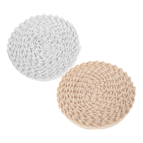 jojofuny 2 Stück Baumwoll Spitzenband Vintage Häkelspitzen mit Blumenstickerei Breit für Braut Hochzeit Dekoration DIY Nähen Basteln Scrapbooking von jojofuny