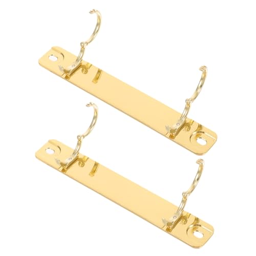 jojofuny 2 Stück Binderverschluss Buchbindering Ringclip Für Notizbücher Ringordner Für Lose Blätter Diy -bindung Heftklammern Klein Loch Lösche Blattbindungsstacheln Golden Zinklegierung jojofuny 2 Stück Binderverschluss Buchbindering Ringclip Für Notizbücher Ringordner Für Lose Blätter Diy -bindung Heftklammern Klein Loch Lösche Blattbindungsstacheln Golden Zinklegierung von jojofuny