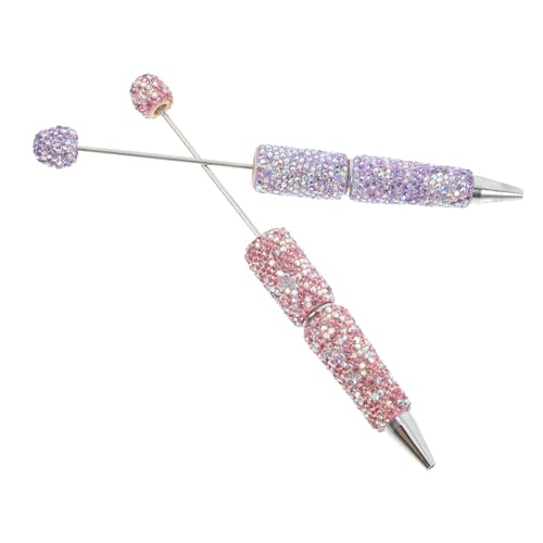 jojofuny 2 Stück Bling Kugelschreiber mit Strasssteinen Einziehbare Kristallkugelschreiber für Schule Büro Glitzernde Schreibstifte als für Frauen und Studenten jojofuny 2 Stück Bling Kugelschreiber mit Strasssteinen Einziehbare Kristallkugelschreiber für Schule Büro Glitzernde Schreibstifte als für Frauen und Studenten von jojofuny