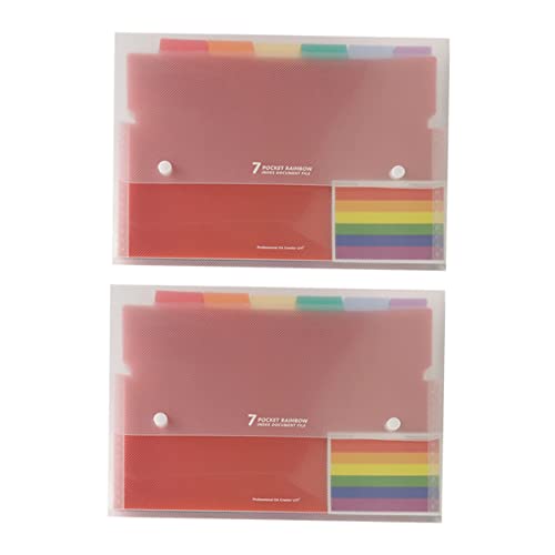 jojofuny 2 Stück Bunte Kunststoff Aktenordner mit Schnappverschluss und Fächern Multilayer Dokumentenmappe für Büro Schule und Zuhause Organisieren Wichtiger Unterlagen jojofuny 2 Stück Bunte Kunststoff Aktenordner mit Schnappverschluss und Fächern Multilayer Dokumentenmappe für Büro Schule und Zuhause Organisieren Wichtiger Unterlagen von jojofuny