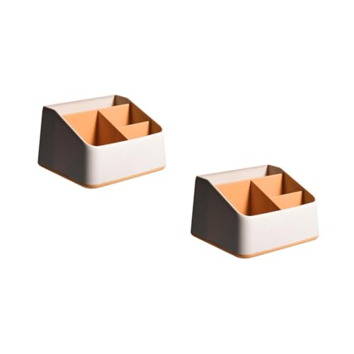 jojofuny 2 Stück Desktop Organizer für Schreibwaren und Fernbedienungen Multifunktionale Sortierbox Praktischer Halter mit Mehreren Fächern für Kosmetik und Büromaterialien für Aufgeräumtes jojofuny 2 Stück Desktop Organizer für Schreibwaren und Fernbedienungen Multifunktionale Sortierbox Praktischer Halter mit Mehreren Fächern für Kosmetik und Büromaterialien für Aufgeräumtes von jojofuny
