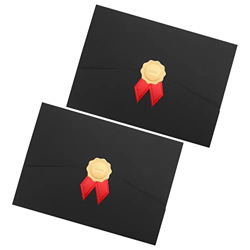 jojofuny 2 Stück Diplom-Cover für Zertifikatsordner Zertifikate schmucklos dokumentenmappe mappen briefumschläge Urkundenumschlag aus Papier Dokumentenhüllen aus Papier Papierstau Black jojofuny 2 Stück Diplom-Cover für Zertifikatsordner Zertifikate schmucklos dokumentenmappe mappen briefumschläge Urkundenumschlag aus Papier Dokumentenhüllen aus Papier Papierstau Black von jojofuny