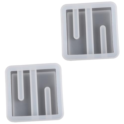 jojofuny 2 Stück Diy Epoxy Silikonform für Lippenstift Aufbewahrung Transparente und Flexible Gießform Handgemachter Aufbewahrungsbox Mould für Bastelprojekte und Anfänger von jojofuny