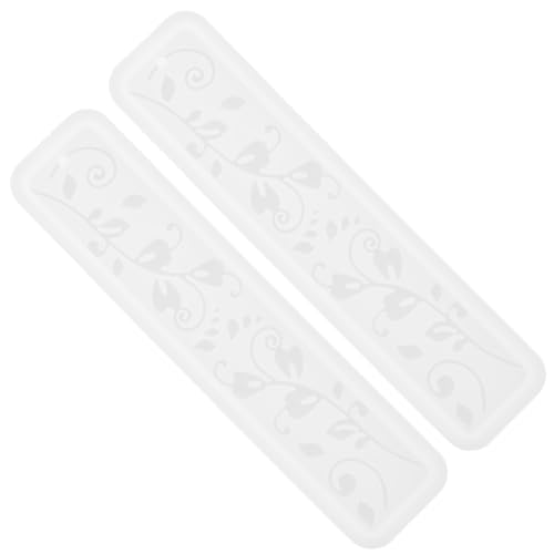 jojofuny 2 Stück Diy Lesezeichen Silikonform Epoxidharz Gießform für Kreative Lesezeichen Flexible und Langlebige Formen Verschiedenen für Bastelprojekte von jojofuny