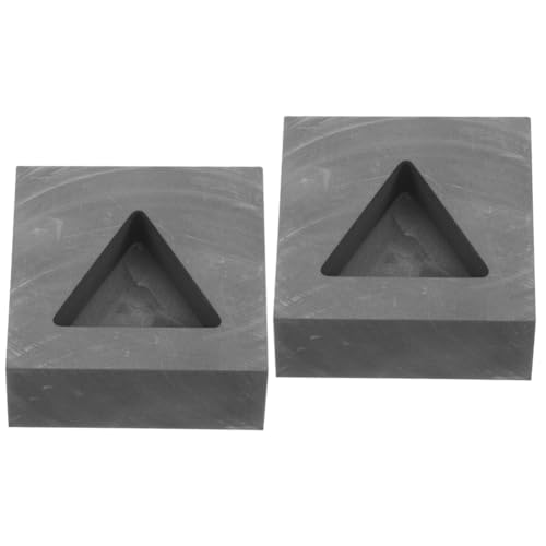 jojofuny 2 Stück Dreiecksform Graphitformen Barren Gießformen zum Schmelzen Formgraphit Formguss Gussform dreieckige Formen Schmelzender Goldschimmel Schmelzendes Silberangebot Schwarz jojofuny 2 Stück Dreiecksform Graphitformen Barren Gießformen zum Schmelzen Formgraphit Formguss Gussform dreieckige Formen Schmelzender Goldschimmel Schmelzendes Silberangebot Schwarz von jojofuny